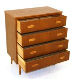 Commode scandinave en teck, Suède, 1950