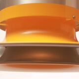 1970s ceiling lamp in yellow, Space Age