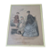 Gravure de mode ancienne musée des familles sous verre
