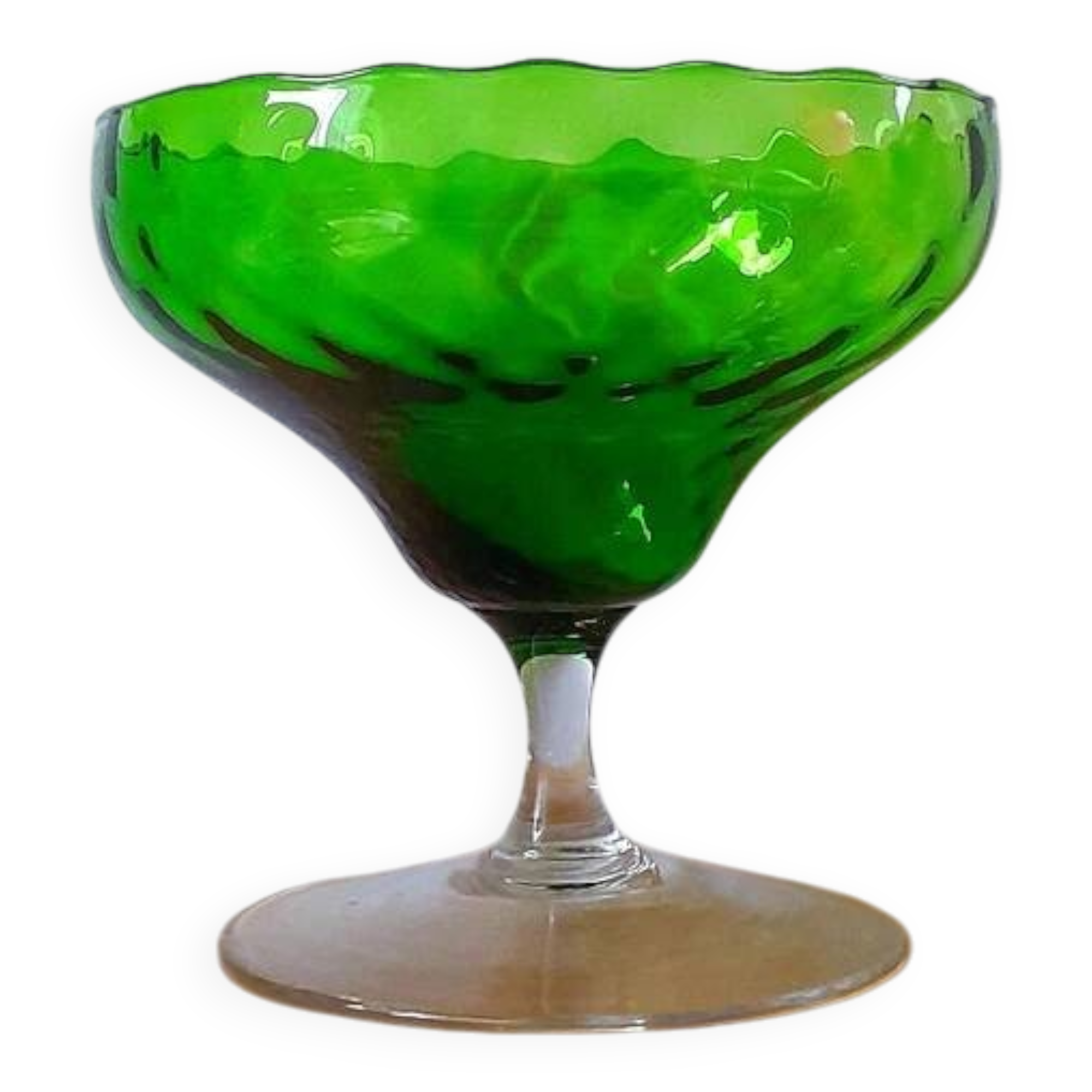 Coupe en verre Empoli 1970