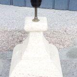Lamp of the 70s in limestone