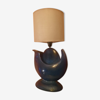 Lampe céramique "caravelle" de Fred et Andree Stocker