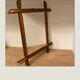 Miroir en bois sculpté pour imiter le bambou 30x36cm