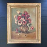 Old bouquet of anemones