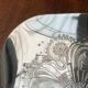 Vintage German floral metal plate by WMF
