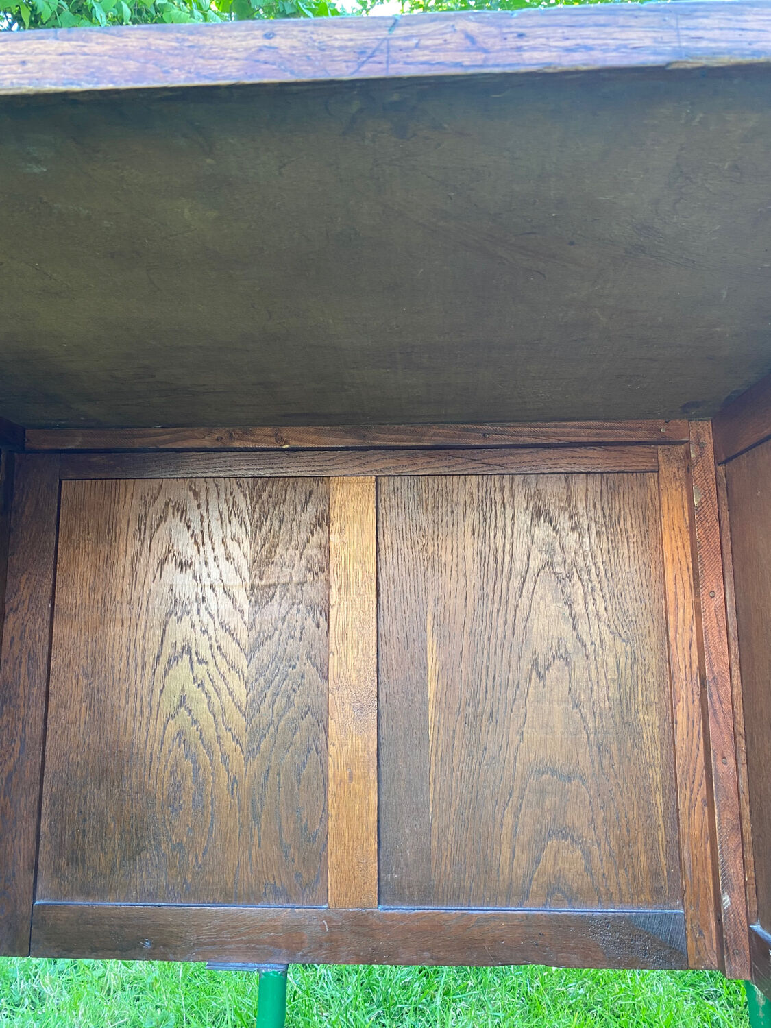 Vintage school teacher's desk