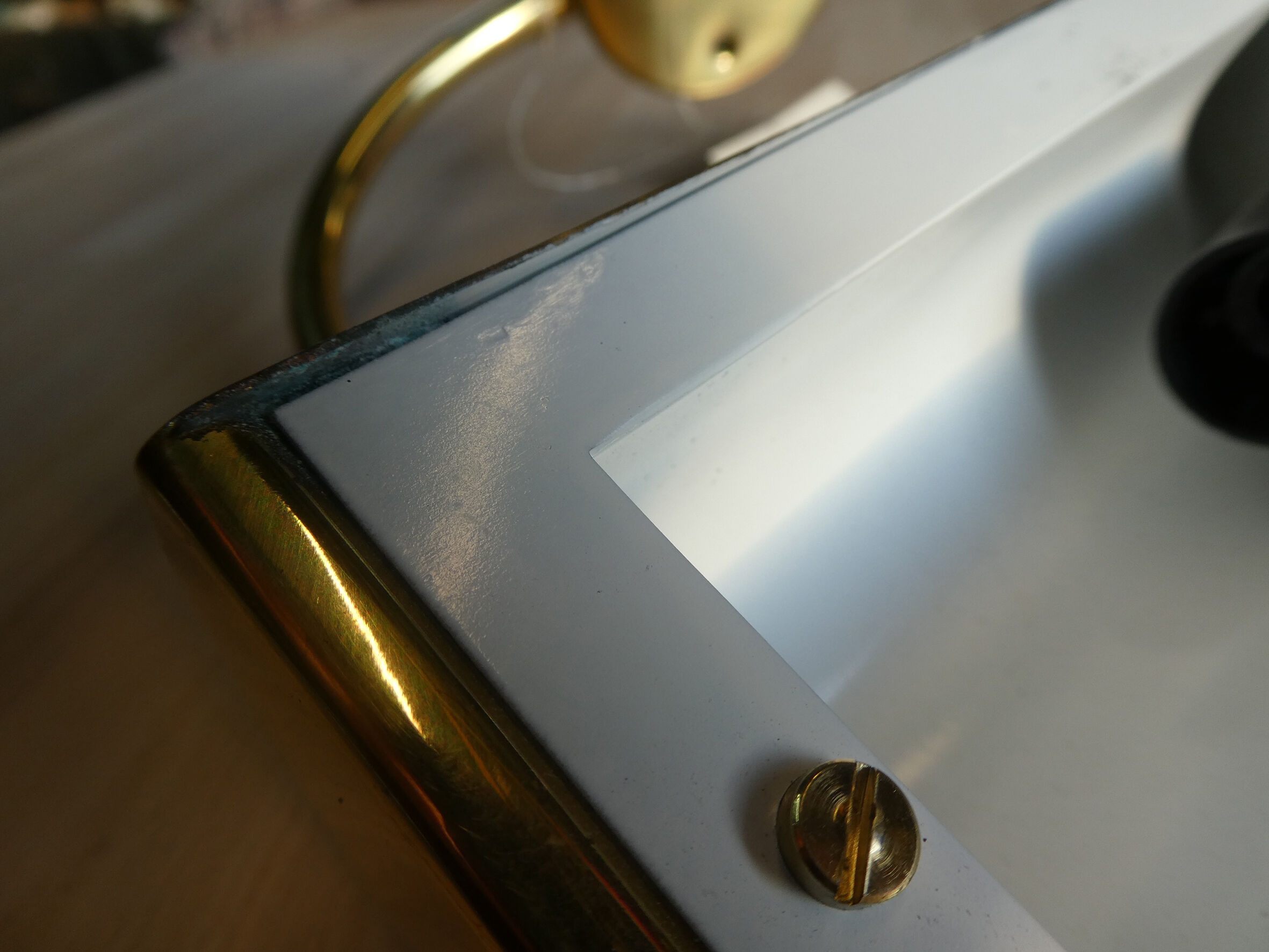 Design golden wall lamp by Sergio Bernardi - Italy