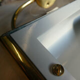 Design golden wall lamp by Sergio Bernardi - Italy