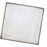 French 19th century Empire nightstand in wood with marble top