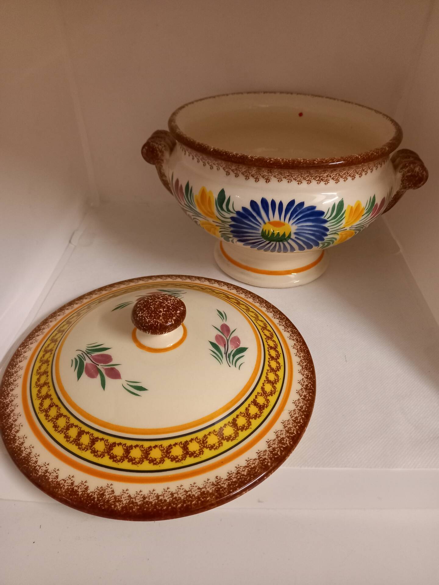 Vintage Breton vegetable dish