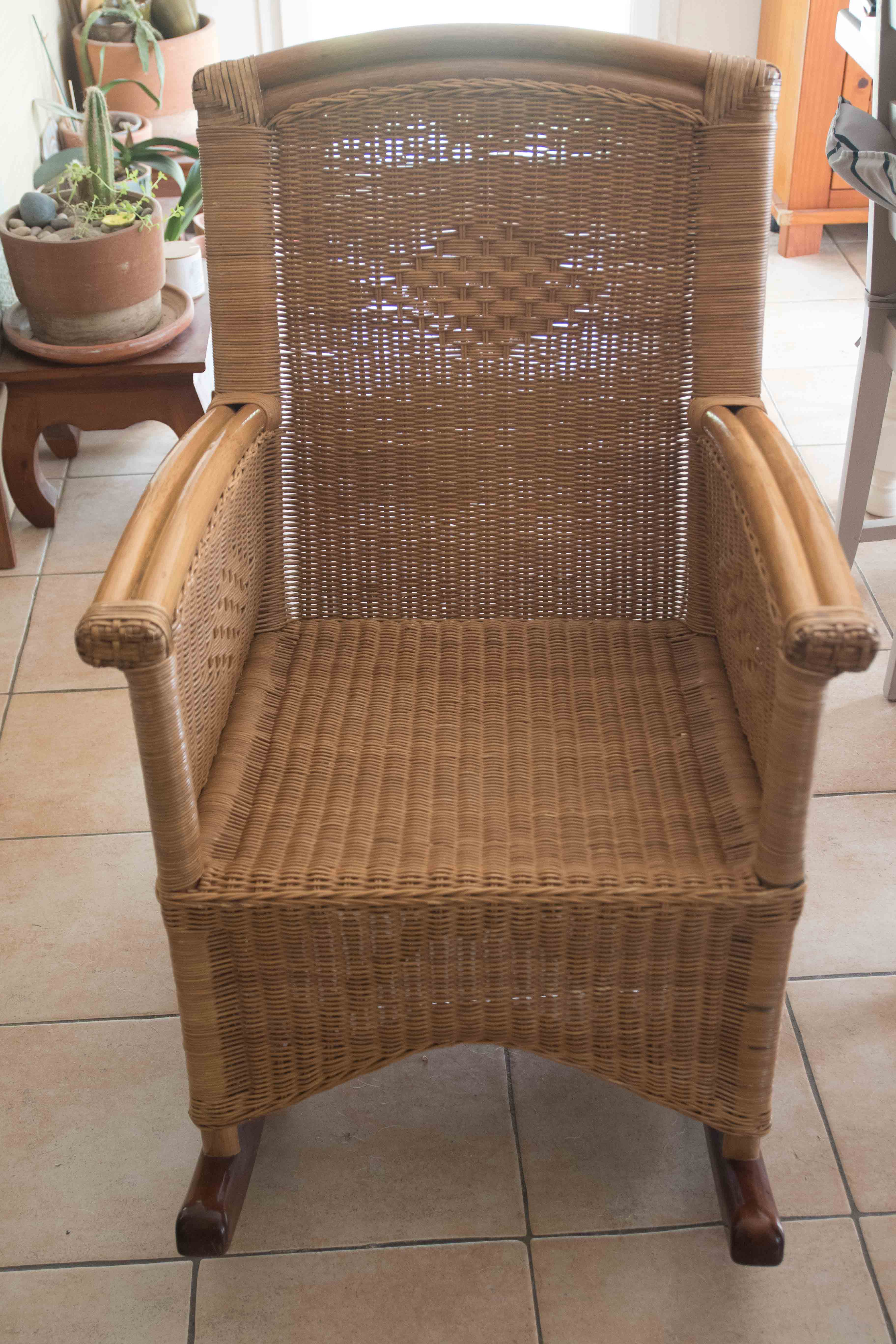 Rocking - chair rattan