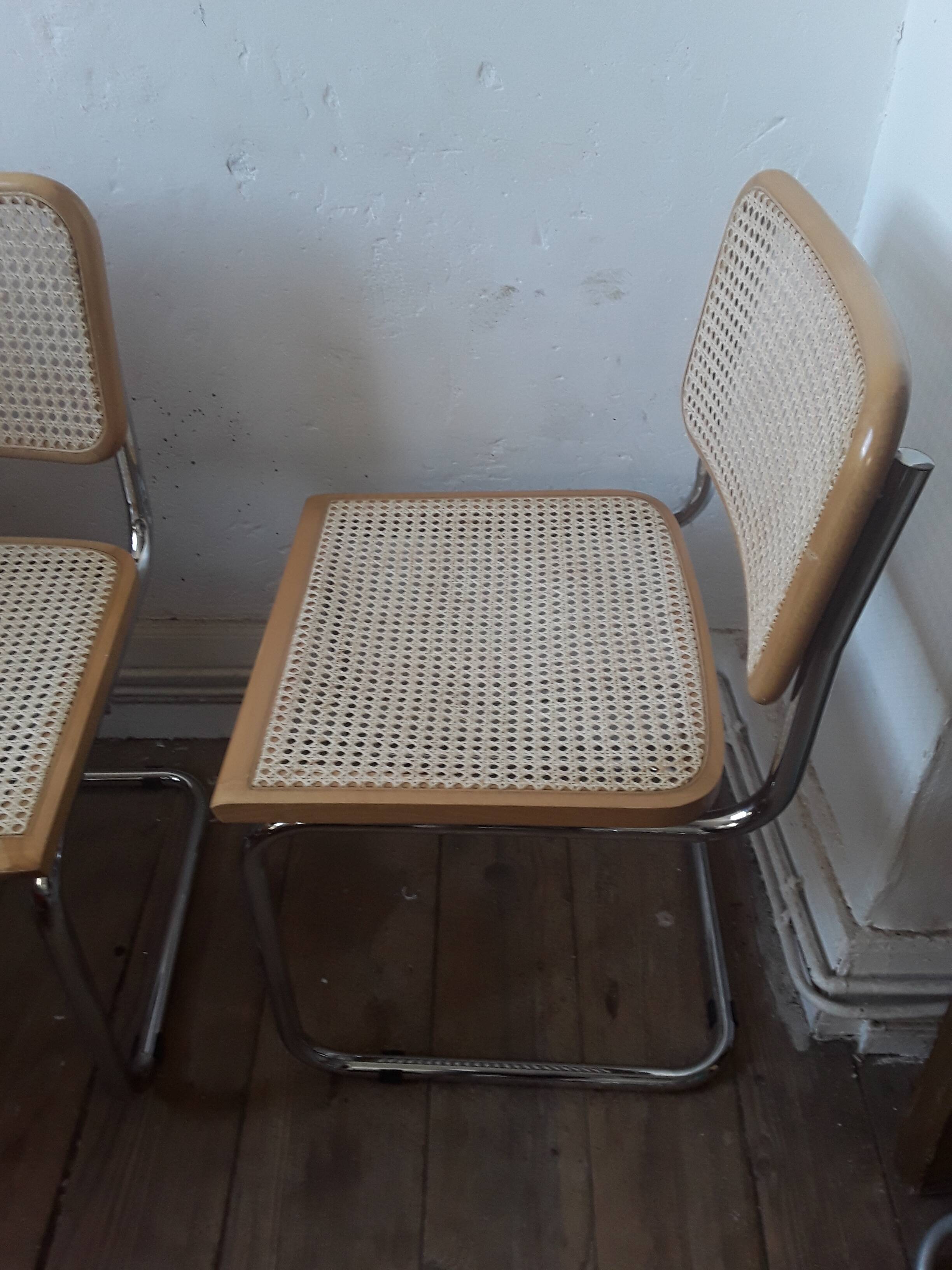 Paire de Chaises B32 Marcel Breuer