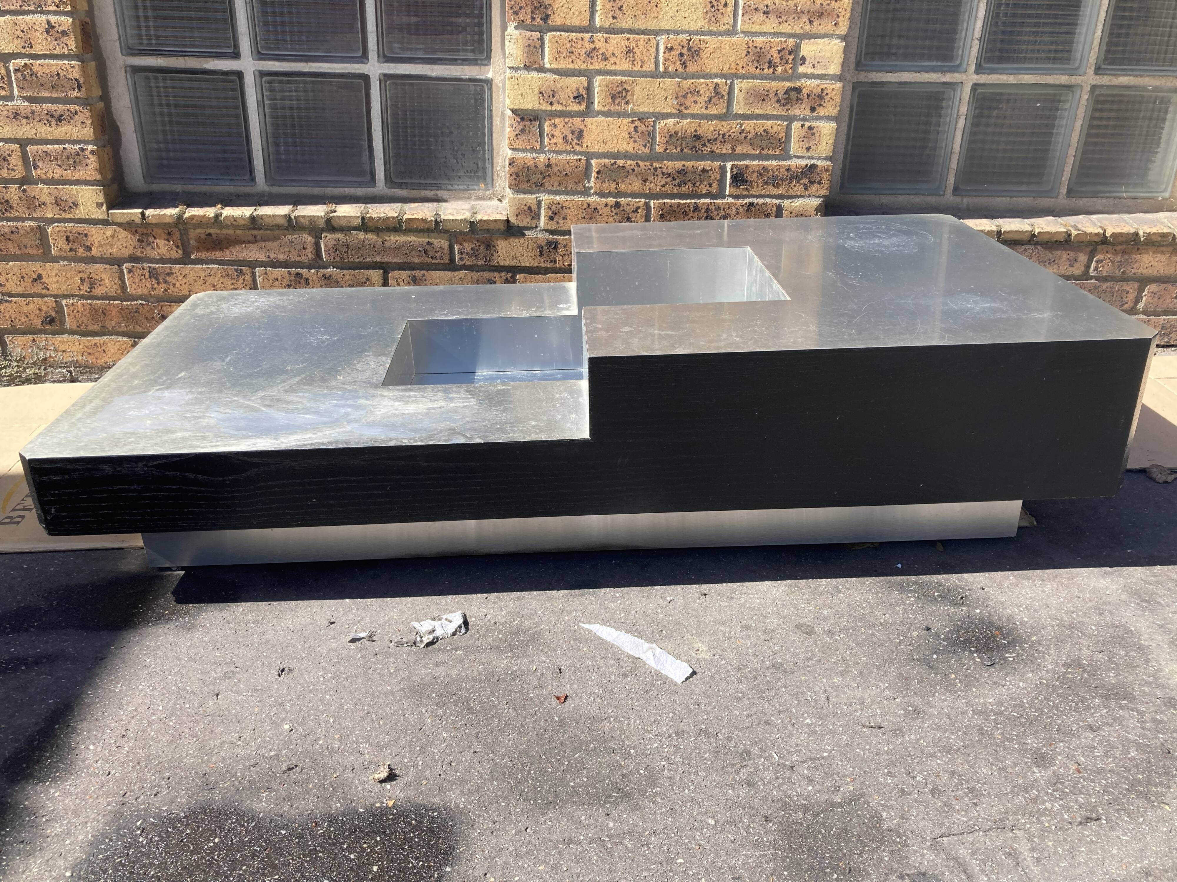 Coffee table bar 70's