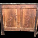 Louis Philippe period sideboard in walnut and marble top 1830's