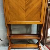 cherry wood secretary with lyre base from the 50s-60s
