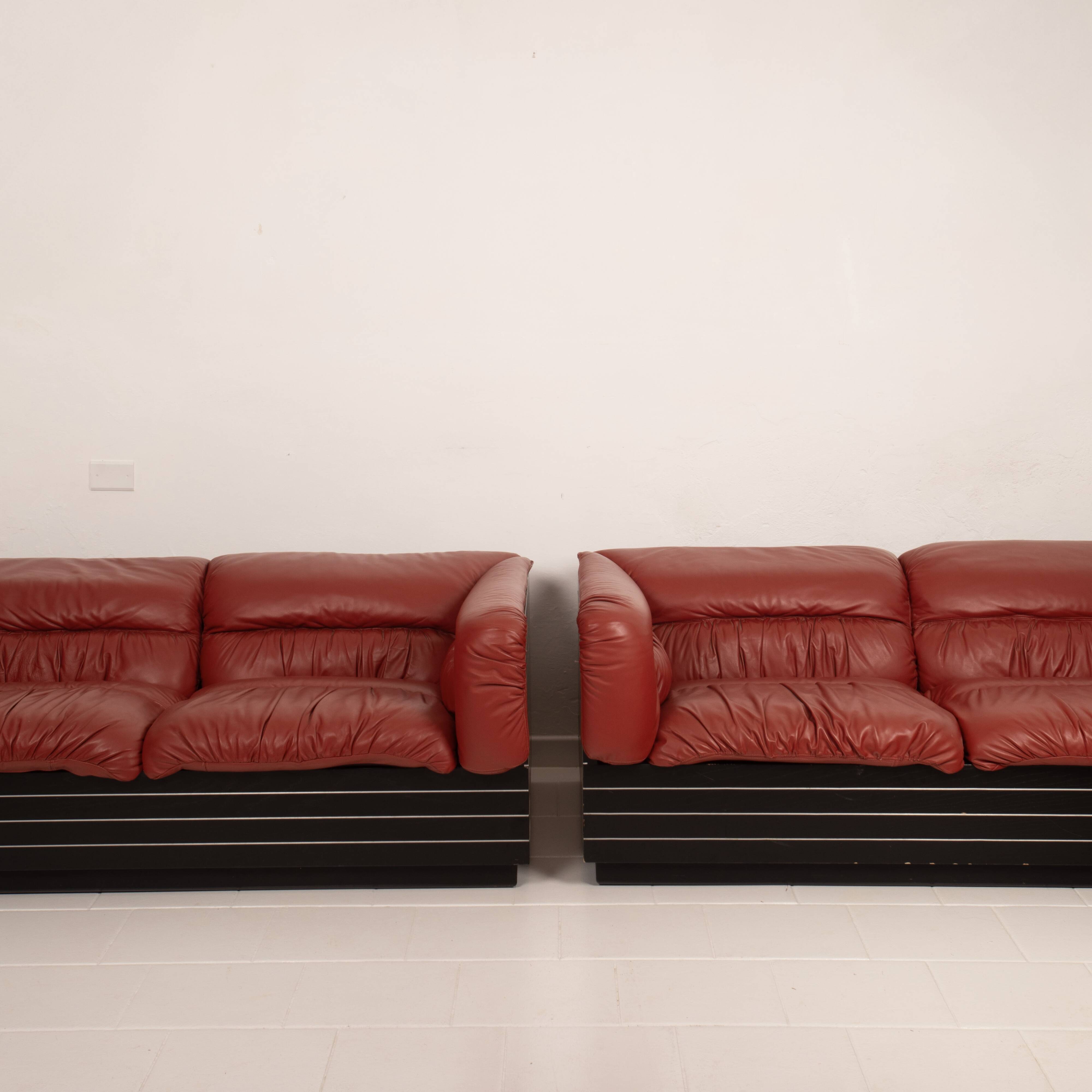 Sofa Strato par Giovanni Offredi pour Saporiti Italia, 1970