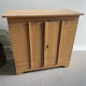 Antique Parisian sideboard with patinated wood / jam cabinet