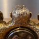Clock / alarm clock vintage lancel model "the three monkeys of wisdom" very rare!