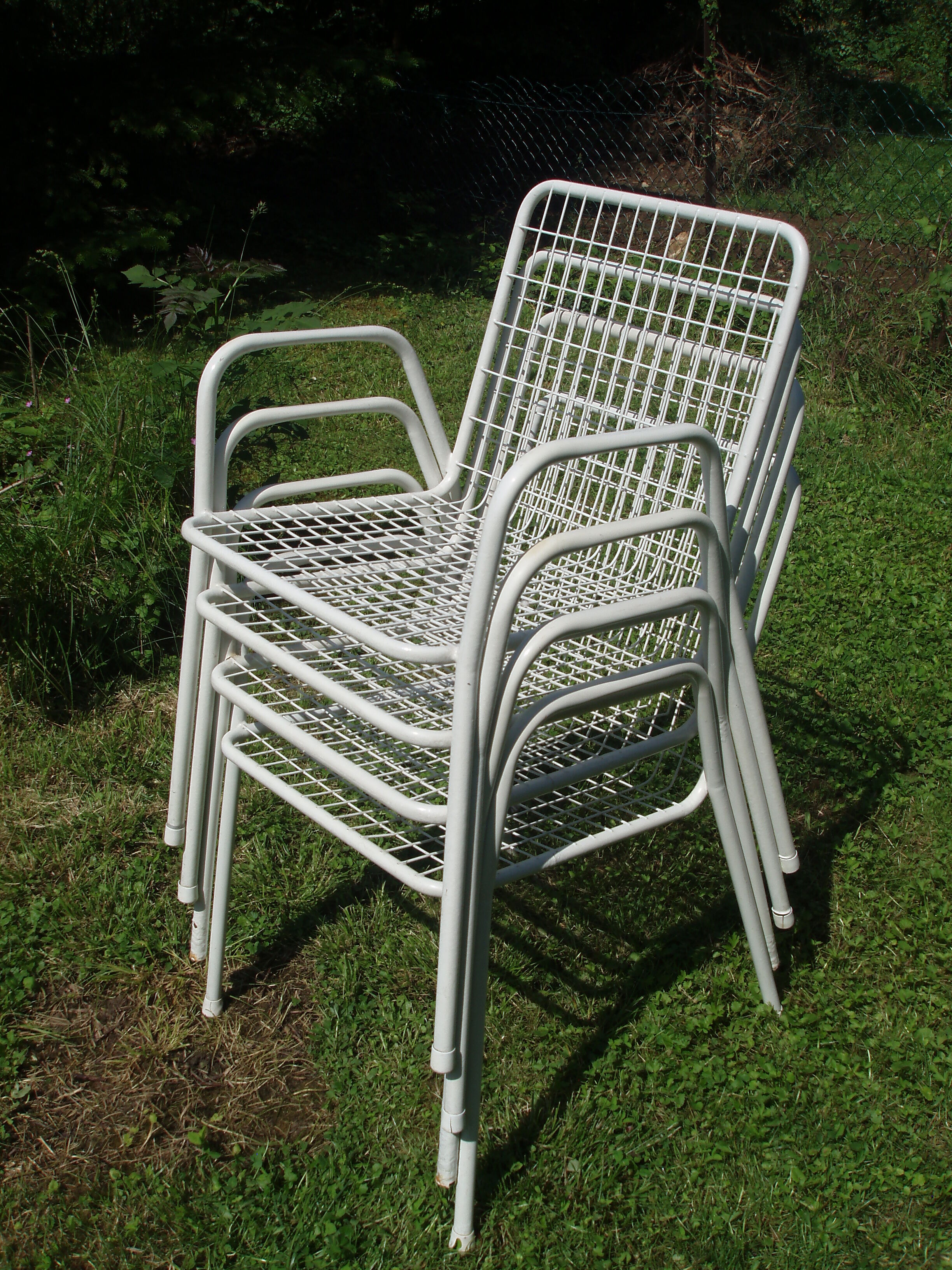 7 vintage italian armchairs model Rio Emu 60s