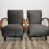 Set de 2 fauteuils par Jindrich Halabala, 1940