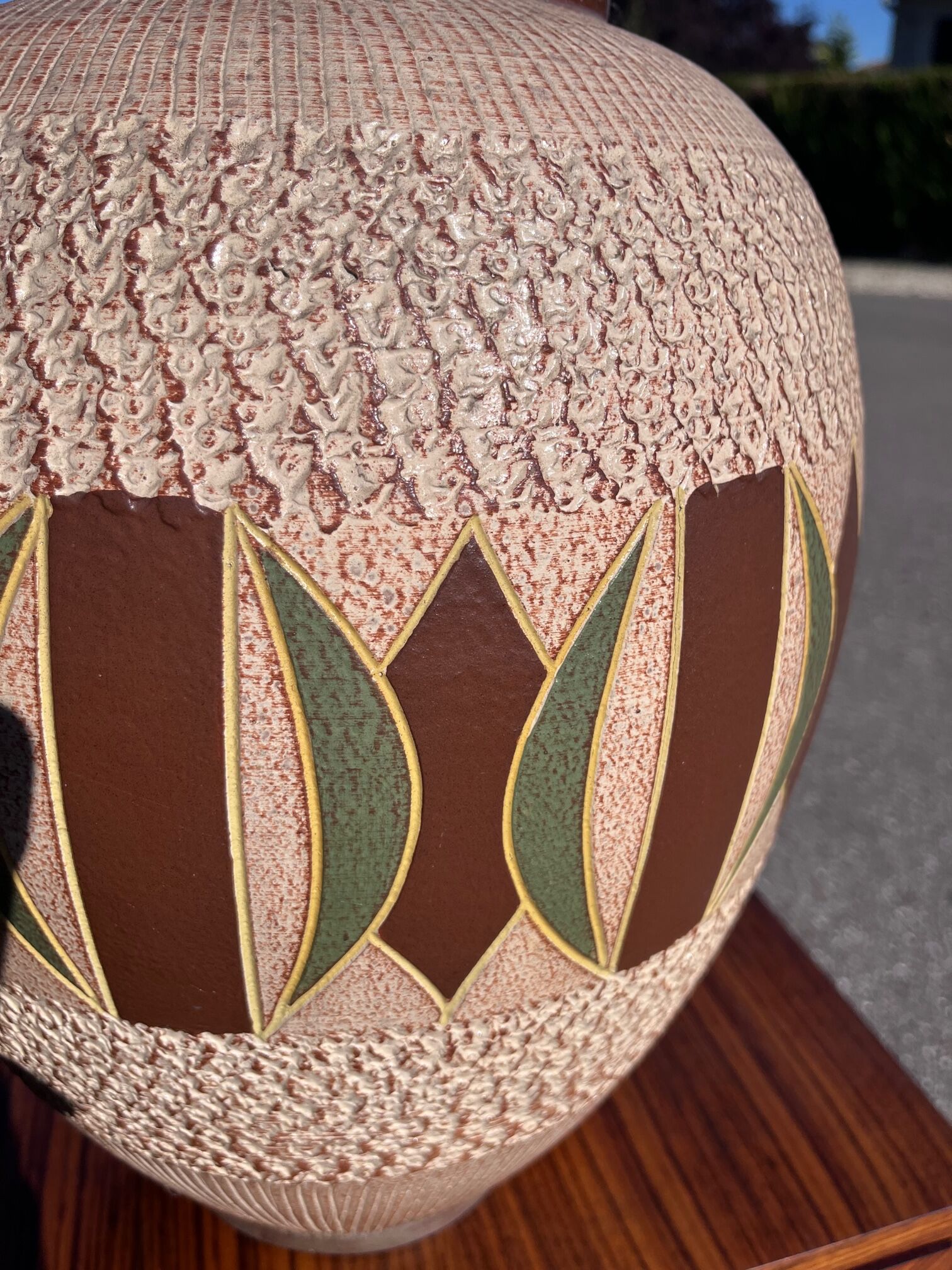 large ceramic vase 1950