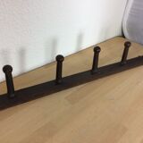 5-ball wooden wall coat holder