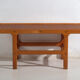 Table basse vintage en teck et hêtre style scandinave – Scandinavie, vers 1960