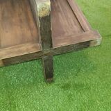 Old table in art deco chene