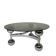 Space Age Sputnik coffee table, with a 1970s chrome base