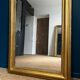 Louis-Philippe mirror 126.5cm/75.5cm gendarme hat shape, mercury glass