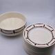 "France Louise" table service – Bordeaux geometric decor