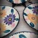 Set 4 flat plates Balkan Van Gogh