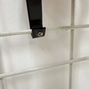 Vintage wire metal wall coat rack , 1960s
