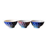 Series of 3 bowls Digoin Sarreguemines