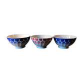 Series of 3 bowls Digoin Sarreguemines
