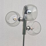Vintage 1970s space age 3-light floor lamp