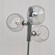 Vintage 1970s space age 3-light floor lamp
