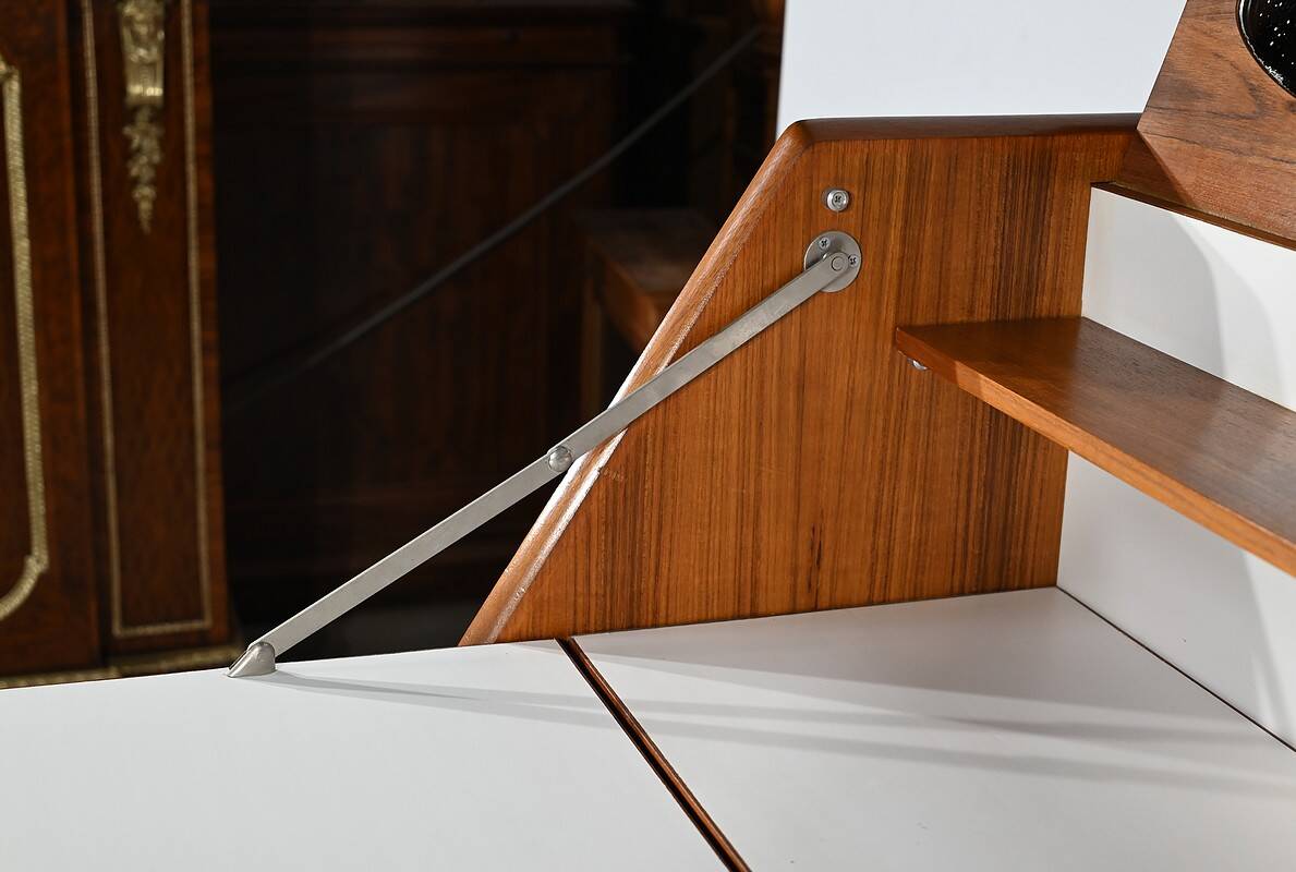 Secretary in Teak, stamped LB Kofod-Larsen, Denmark – 1960