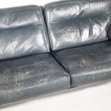 DE SEDE DS 70 design leather sofa, three-seater