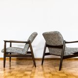 Customizable Pair Of Mid Century Armchairs GFM64 By Edmund Homa, 1960's