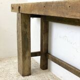 Vintage solid wood workbench