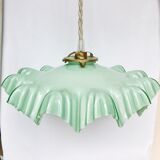 Suspension in pastel green opaline skirt