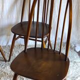 Scandinavian style chairs (set of 4) by Ercol (GB) - mid-20th century