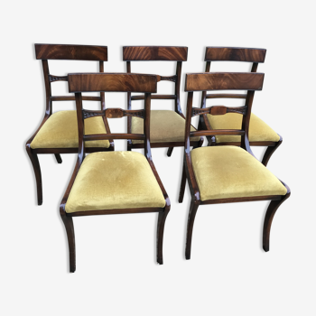 Ensemble de 6 chaises anglaises