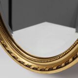 Dutch Wood with Beveled Louis-Philippe Style Mirror labeled Pieterman, 1950