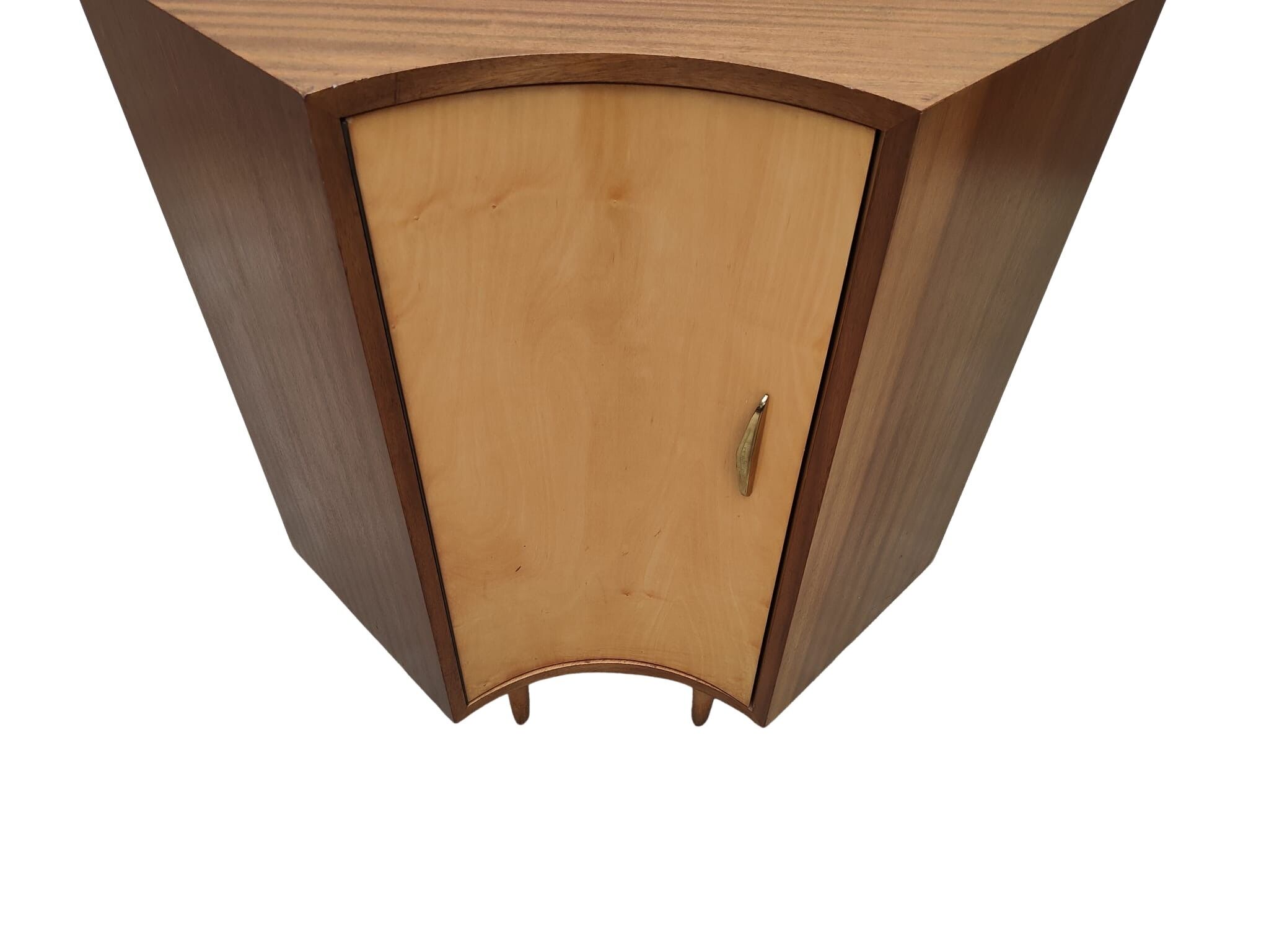 Mid Century corner cabinet
