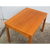 Scandinavian teak side table Alberts, Tibro