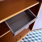 Old kitchen metal cabinet