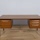 Mid-Century Teak Desk by I.B Kofod-Larsen for Seffle Möbelfabrik, Sweden, 1950s