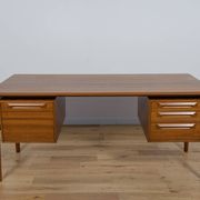 Mid-Century Teak Desk by I.B Kofod-Larsen for Seffle Möbelfabrik, Sweden, 1950s